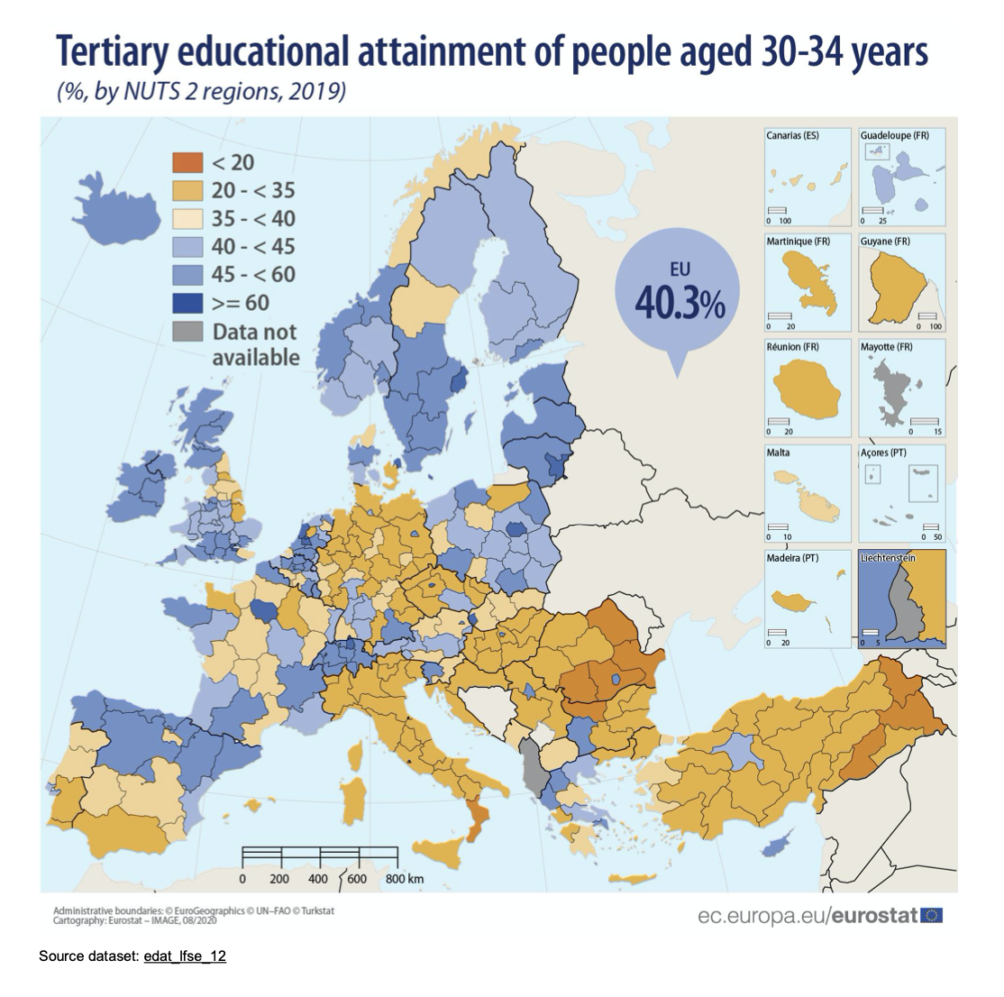 Regions in Europe – The Eurostat regional yearbook 2020 | Job Market ...